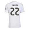 Camisola Real Madrid Rudiger 22 Homen Equipamento 1ª 2025-26